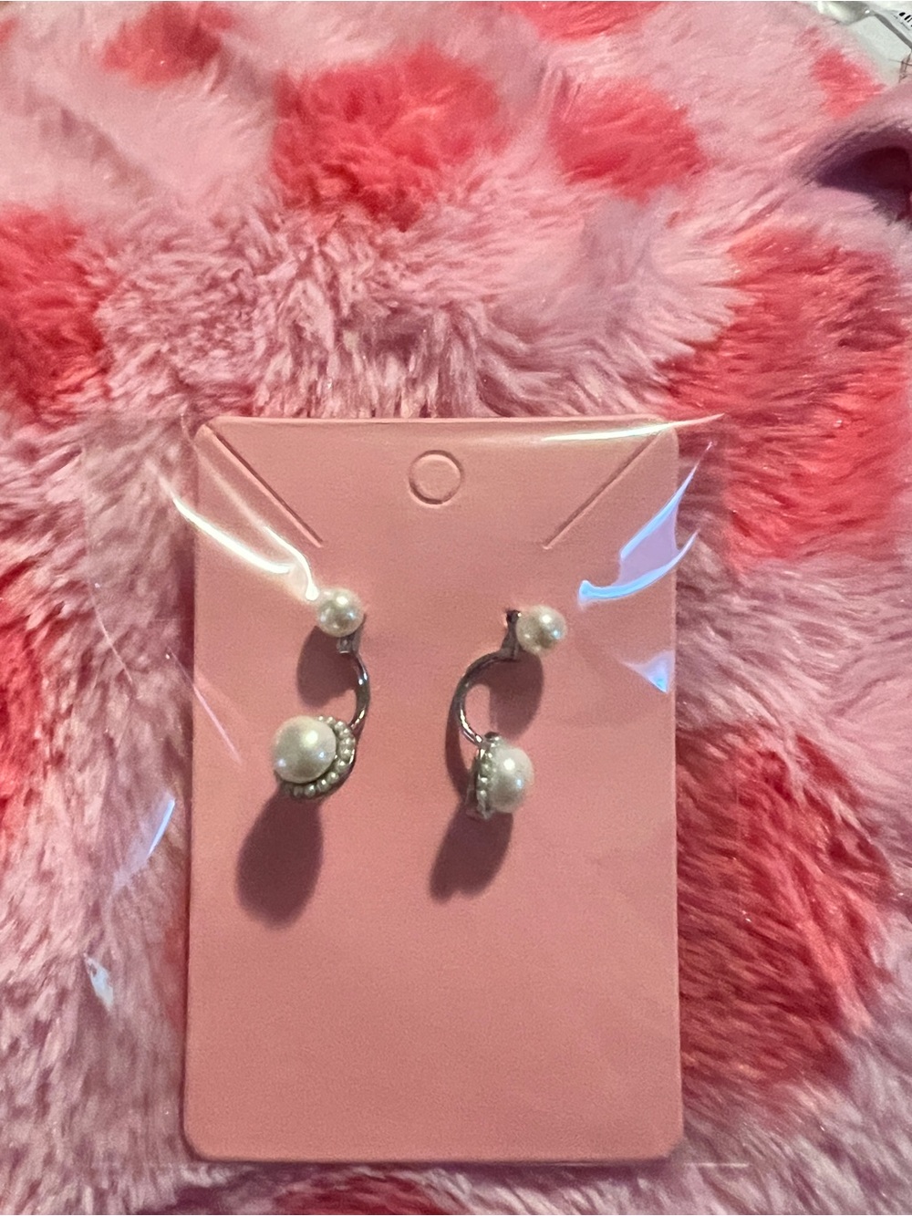 Delicate Pearl Drop Earrings in White - Women Jewelry